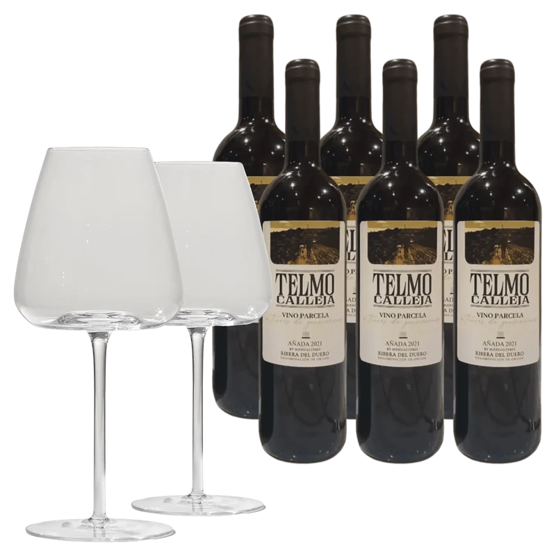 6 Fl. Telmo Calleja 2023 + 2 Bold Bourgogne Gläser