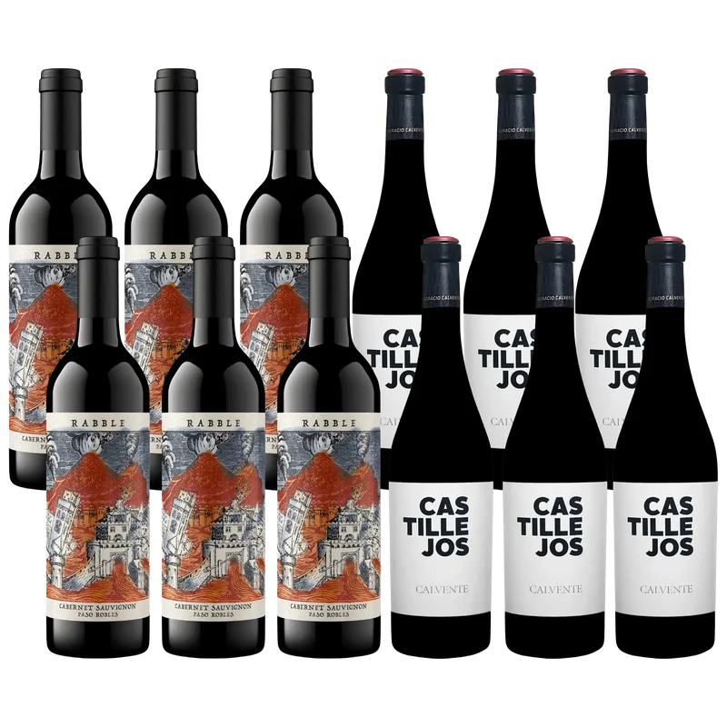 6 fl. Rabble Cabernet Sauvignon & 6 fl. Calvente Castillejos Rotwein