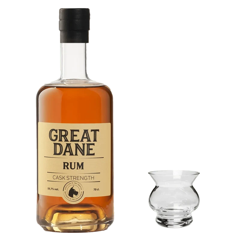Great Dane Cask Strength Rum & Elite Neat Rumglas