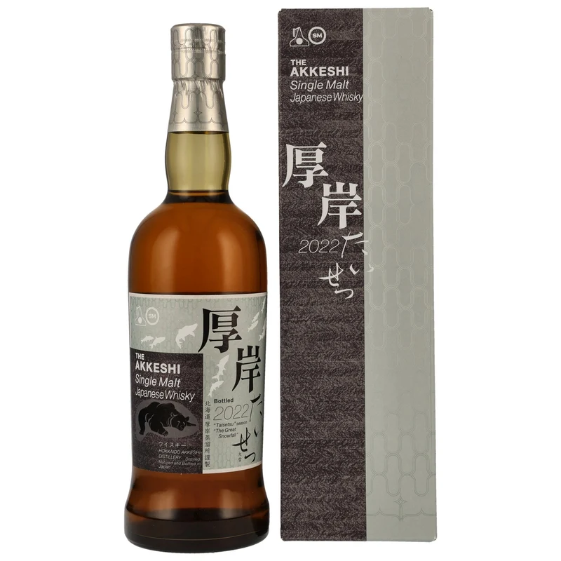 Akkeshi Taisetsu | 2022 | Heavily Peated | Single Malt Japanese Whisky | 55%