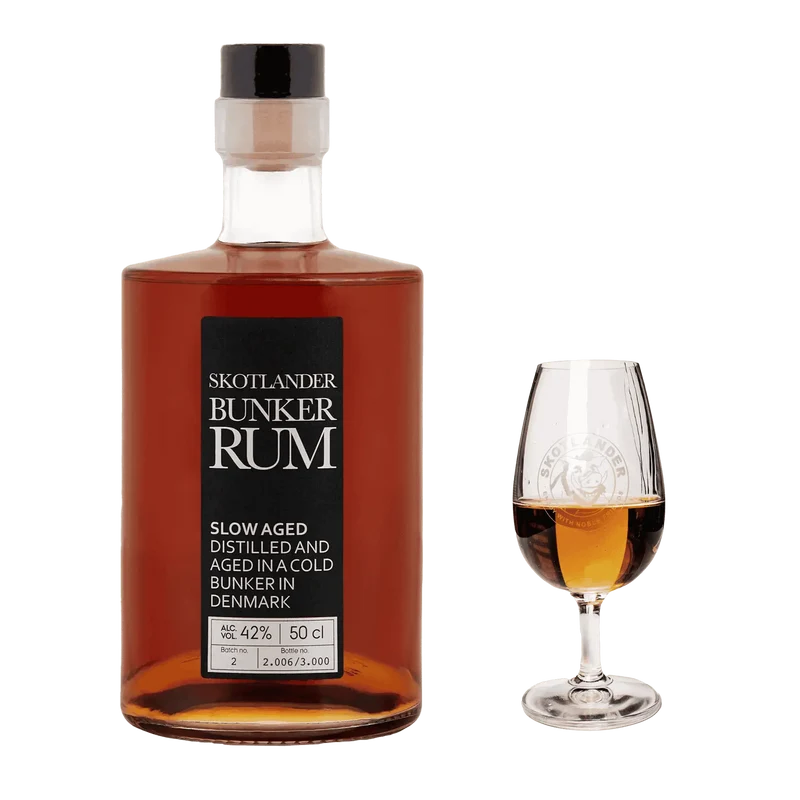 Skotlander Bunker Rum & Skotlander Rumglas
