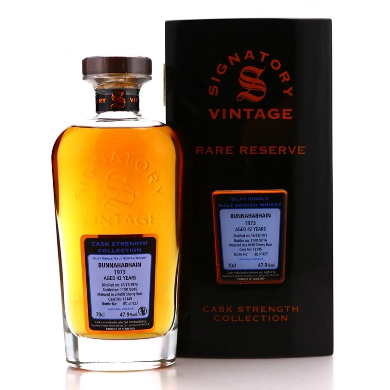 Bunnahabhain 1973/2016 42 Jahre #12145 Signatory Rare Reserve 47,9% vol. 700ml