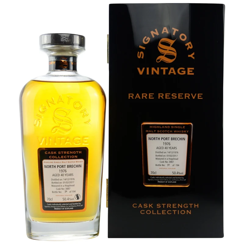 North Port Brechin 1976/2017 40 Jahre #3887 Signatory Rare Reserve 50,4% vol. 700ml