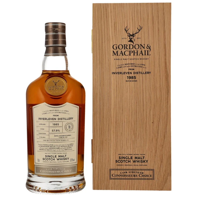 Inverleven 1985/2023 38 Jahre #563 G&M Connoisseurs Choice 57,9% vol. 700ml