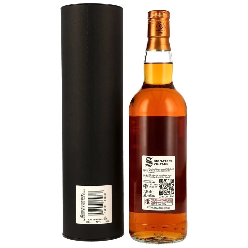 Benriach 2015/2026 Oloroso Sherry Casks Finish Signatory Un-Chillfiltered 46% vol. 700ml