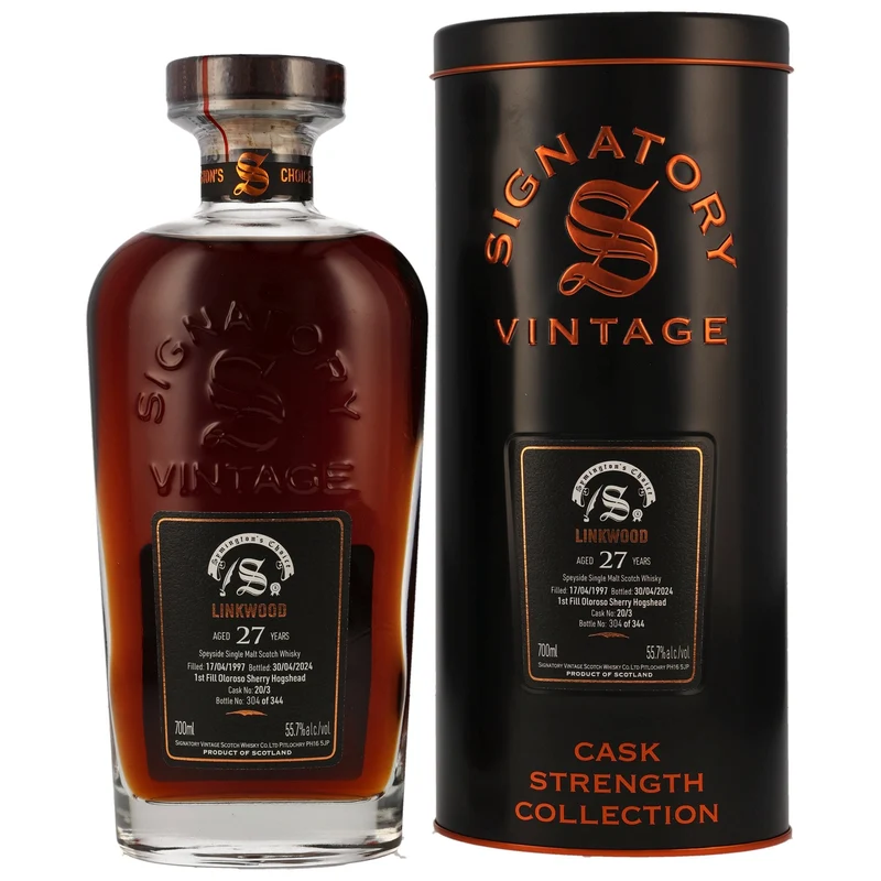 Linkwood | Signatory Vintage | 27 Jahre | 1997/2024 | Oloroso Sherry #20/3 | 55,7%
