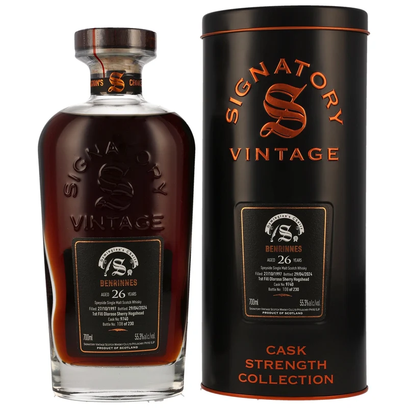 Benrinnes | Signatory Vintage | 26 Jahre | 1997/2024 | Oloroso #9740 | 55,3%