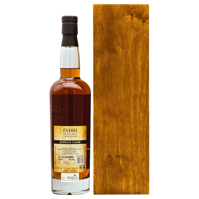 Indri | Single Cask Bourbon #3045 | 5 Jahre | Indian Whisky | 58,5%