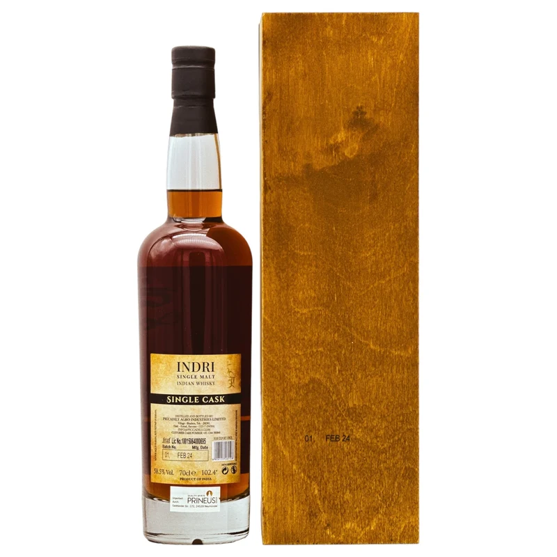 Indri | Single Cask Wine #226 | 7 Jahre | Indian Whisky | 58,5%