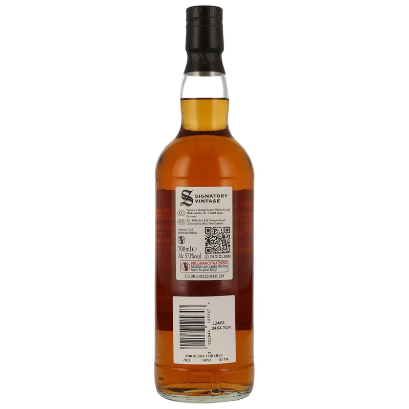 Secret Orkney | 100 Proof Edition #15 | Signatory Vintage | 2010/2024 | 14 Jahre | 57,1%