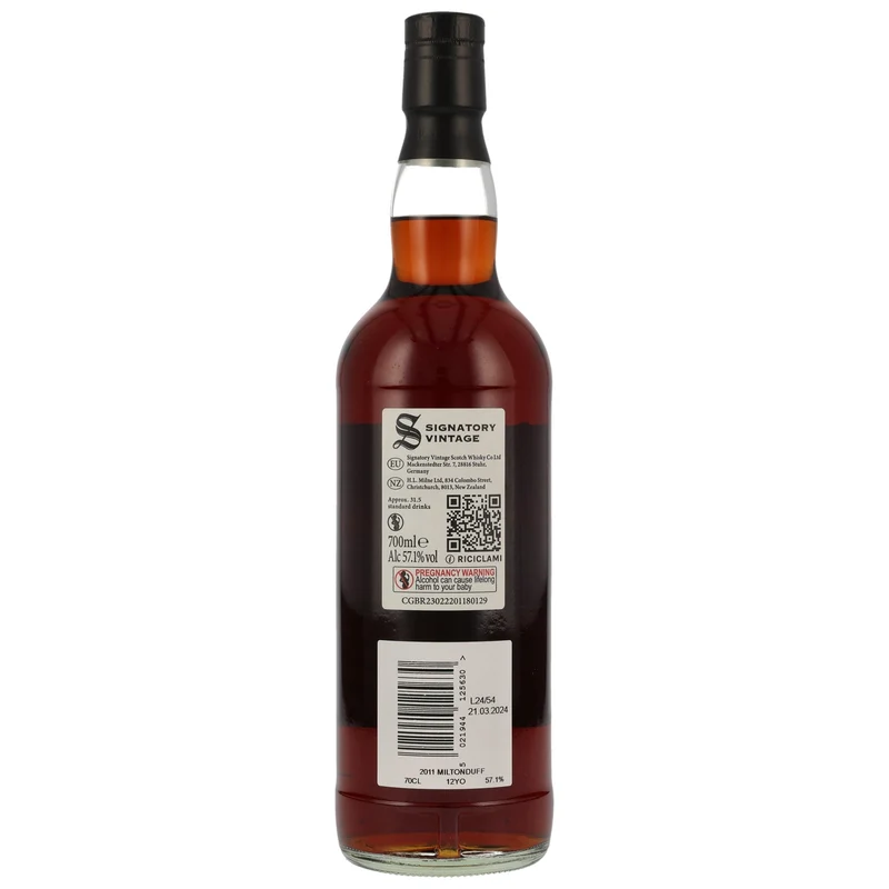 Miltonduff | 100 Proof Edition #14 | Signatory Vintage | 2011/2024 | 12 Jahre | 57,1%