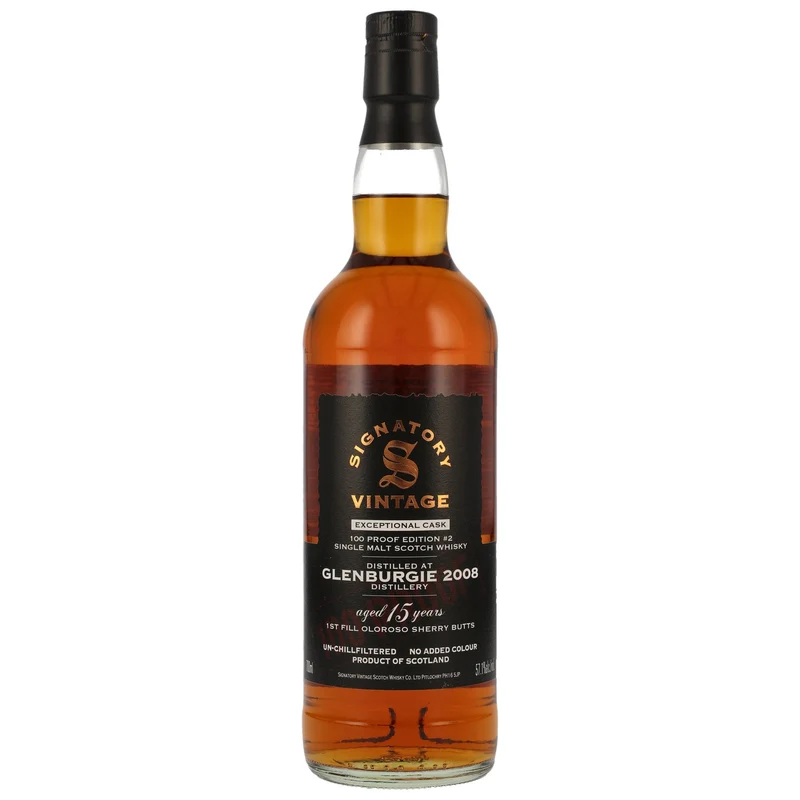 Glenburgie | 100 Proof Edition #2 | Signatory Vintage | 2008/2024 | 15 Jahre | 57,1%