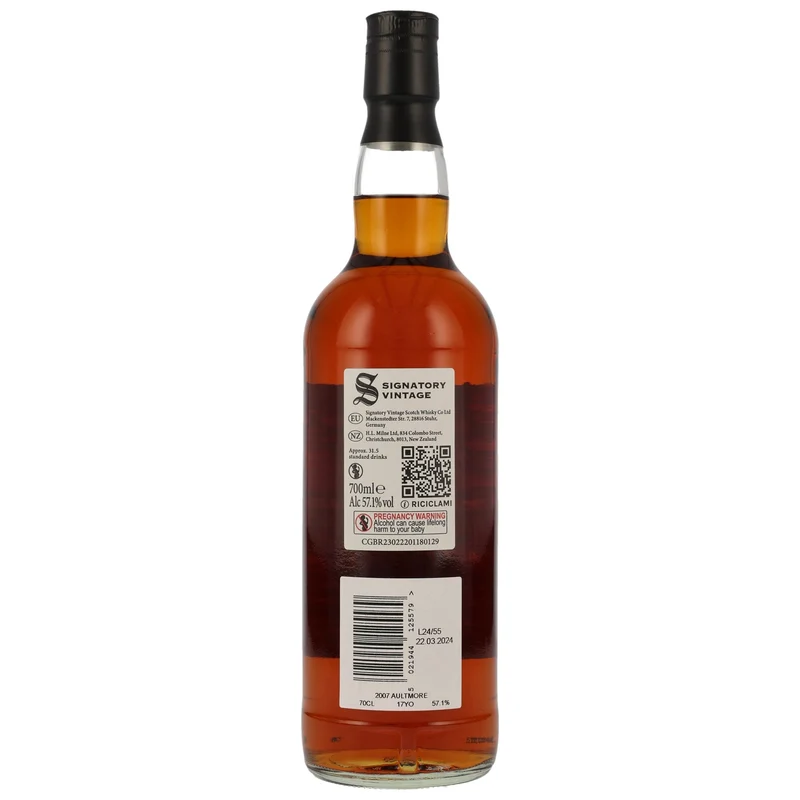 Aultmore | 100 Proof Edition #1 | Signatory Vintage | 17 Jahre | 2007/2024 | 57,1%
