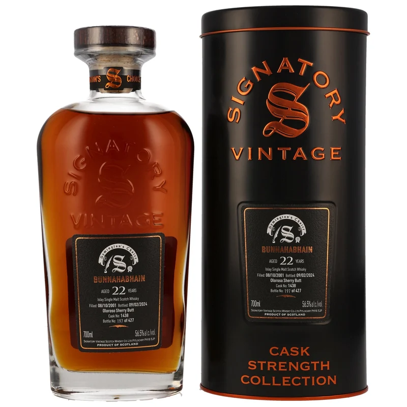 Bunnahabhain | #1438 Symington's Choice | 22 Jahre | 2001/2024 | Signatory Vintage | 56,5%