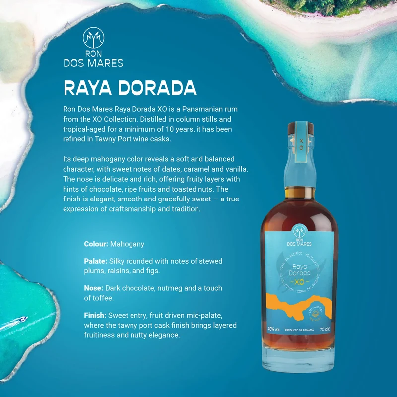 Ron Dos Mares Raya Dorada XO Panama Rum