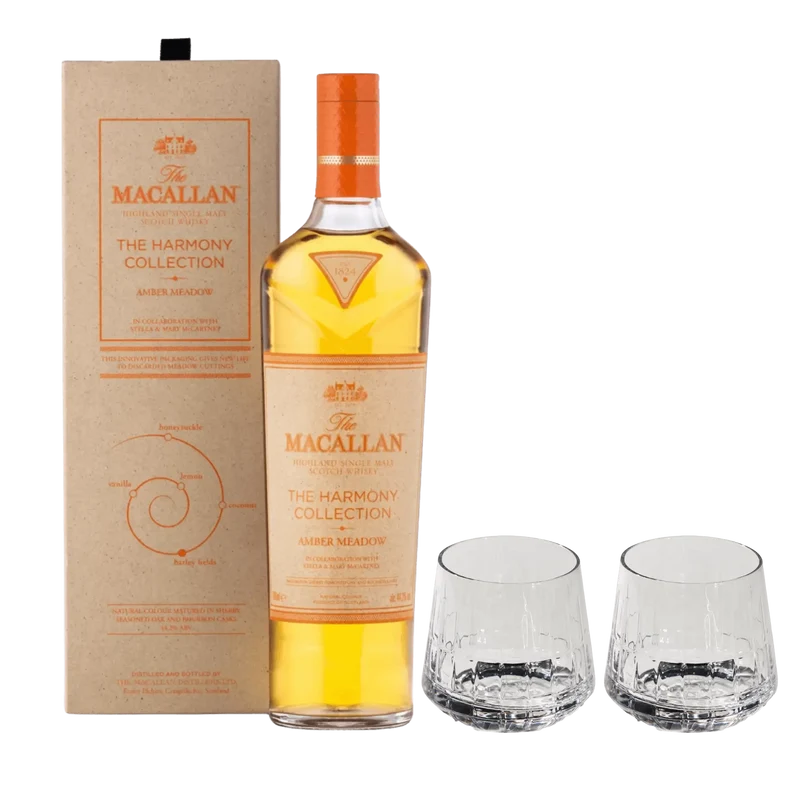 Macallan Harmony Amber Meadow & The Mancave Set