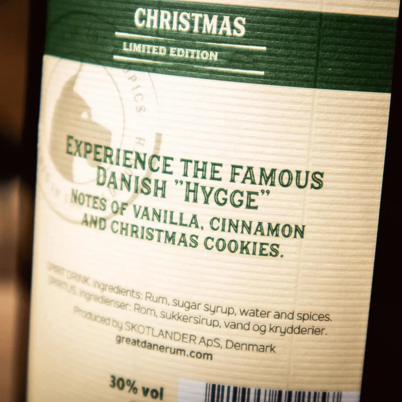 Great Dane Christmas Rum – Dänische, würzige Weihnachtsedition
