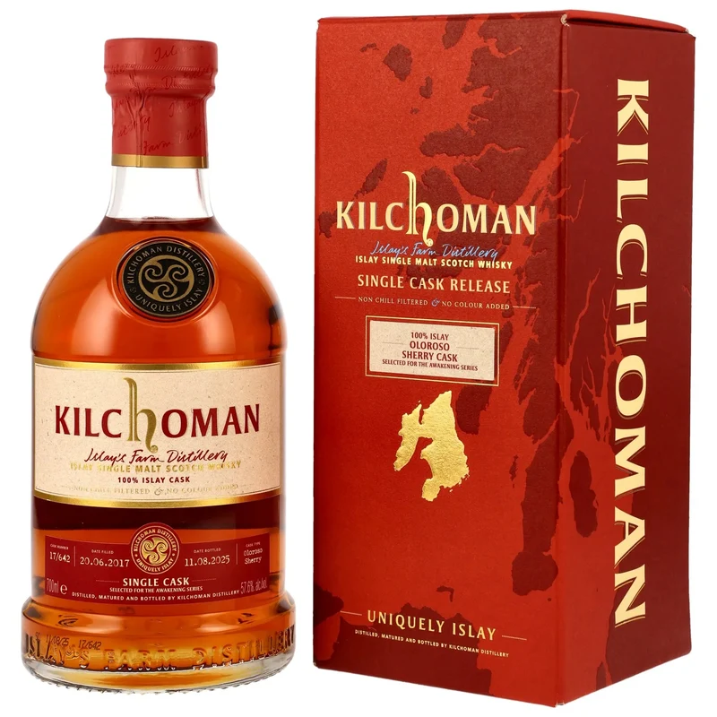 Kilchoman 2017/2025 Oloroso Sherry Cask #17/642 - Awakening Series 57,6% vol. 700ml