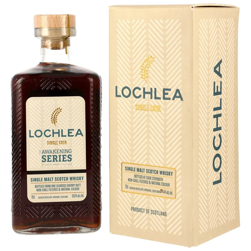 Lochlea Distillery 2020/2025 Single Oloroso Sherry Cask #244 The Awakening Series 59,6% vol. 700ml