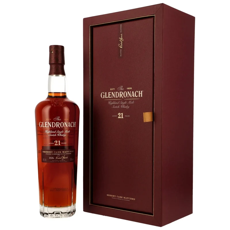 Glendronach 21 y.o. PX & Oloroso Sherry Casks 48% vol. 700ml