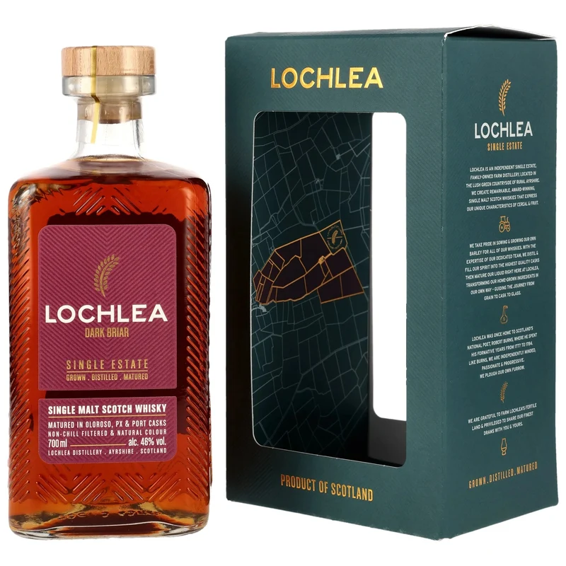 Lochlea Distillery Dark Briar - Oloroso, PX Sherry & Port Casks 46% vol. 700ml