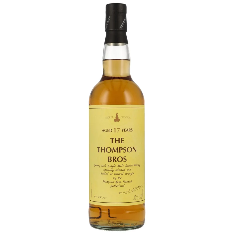 Thompson Bros. | Secret Speyside | 2006/2023 | 17 Jahre | 54,4%