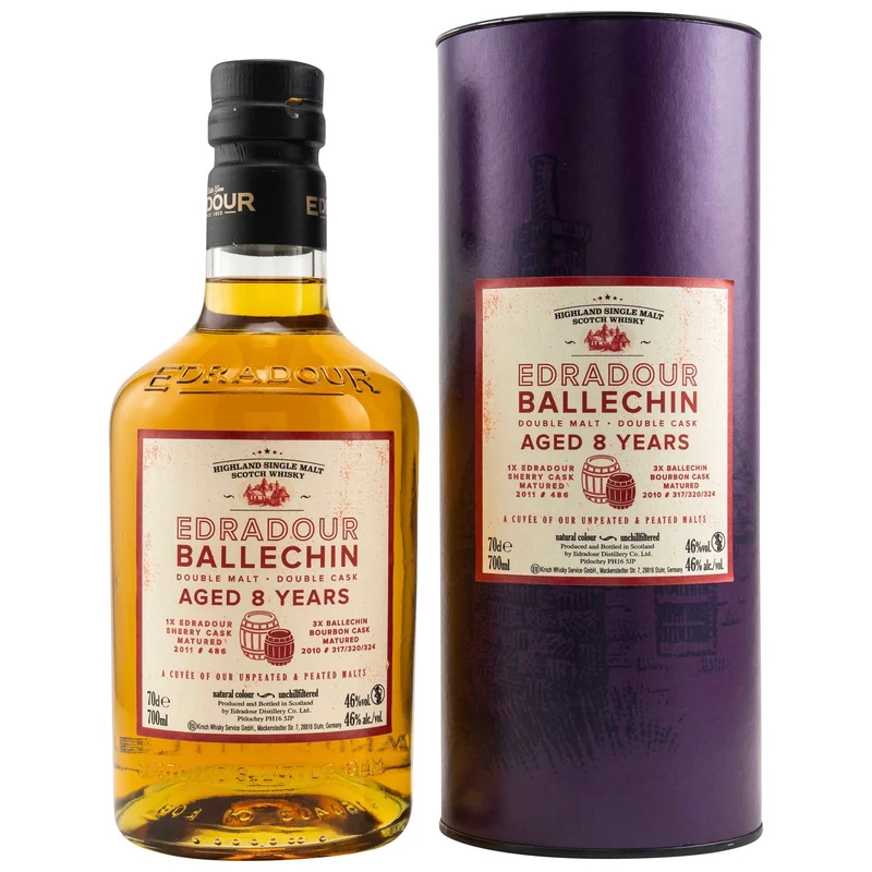 Ballechin | 8 Jahre | Cuvée | Double Malt - Double Cask | 46%