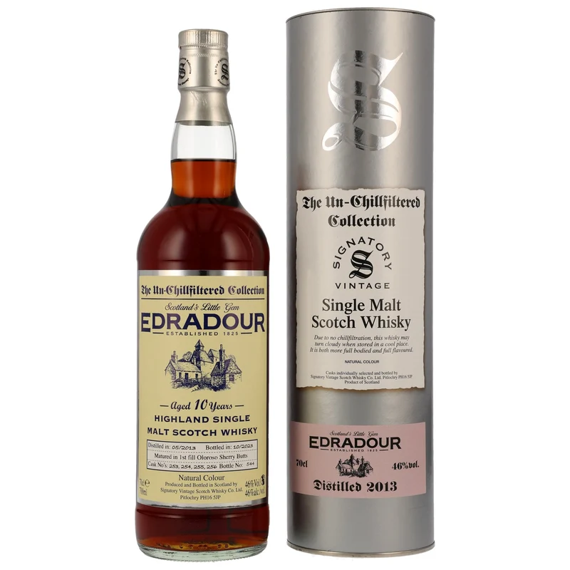Edradour | 10 Jahre | 2013/2023 | Signatory Vintage | Cask #253-256 | 46%