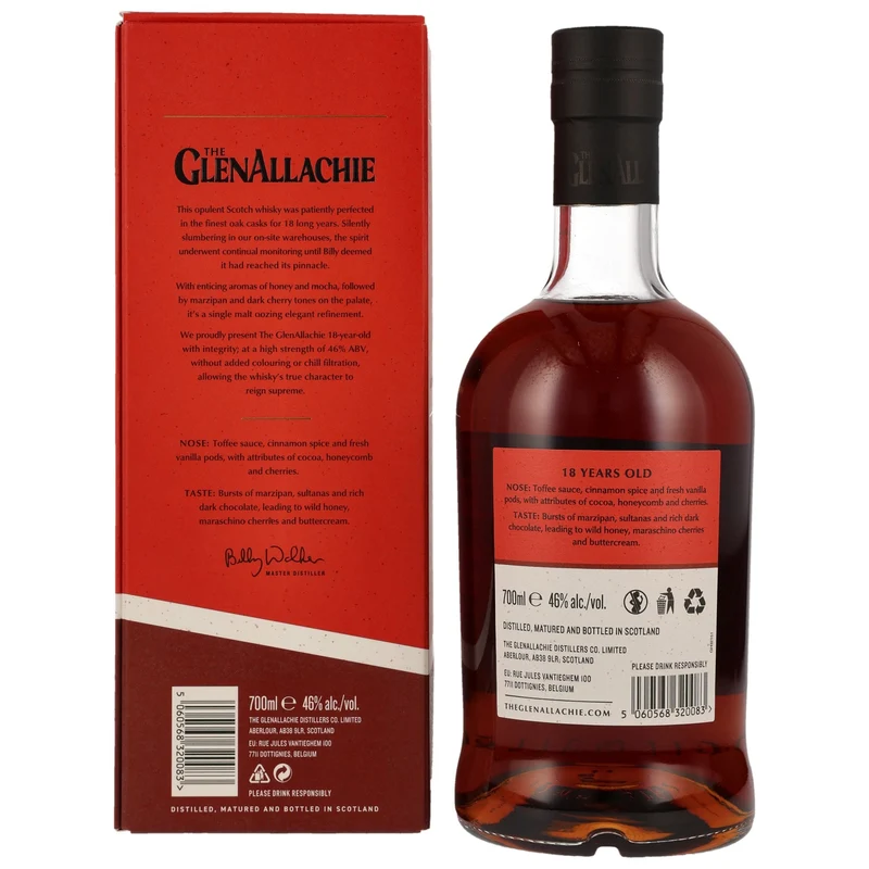 GlenAllachie | 18 Jahre | Neues Design | 46%