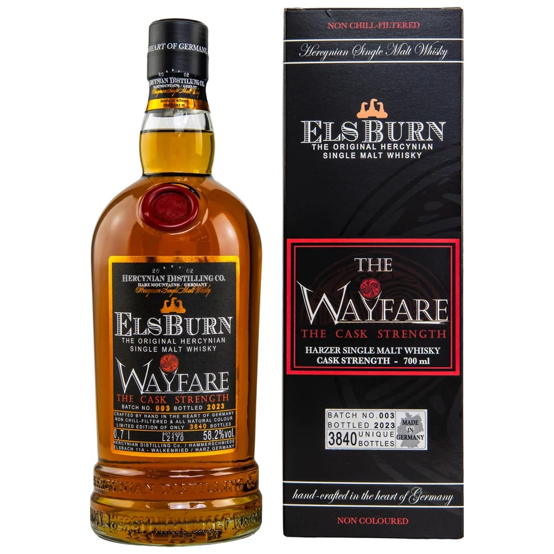 ElsBurn | Wayfare | Batch 003 | 2023 | The Original Hercynian German Whisky | 58,2%