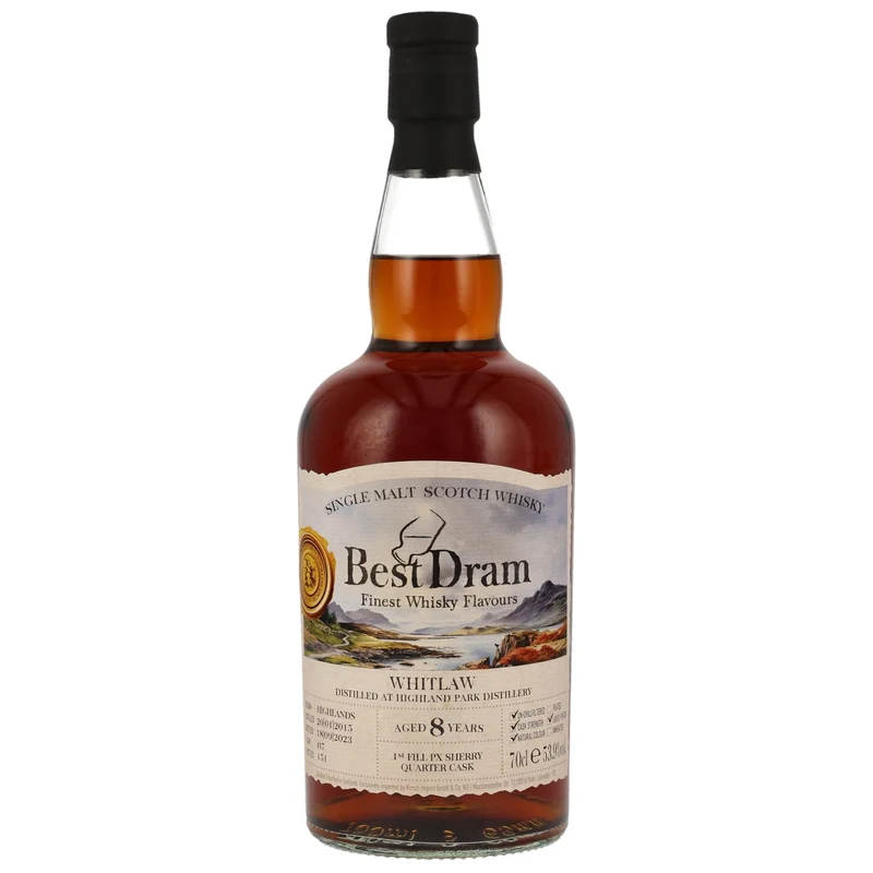 Whitlaw | 8 Jahre | 2015/2023 | PX Sherry #17 | Best Dram | 53,9%