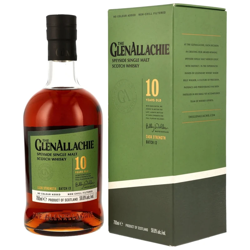 GlenAllachie 10 Jahre Cask Strength Batch 13 59,8% vol 700ml