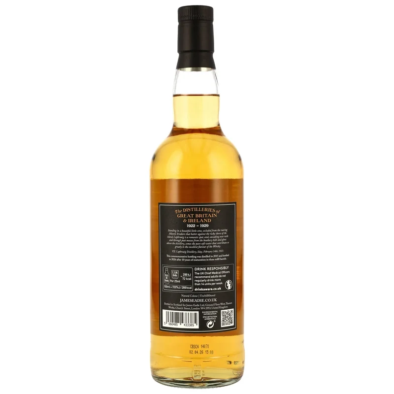 Laphroaig 2015/2026 10 Jahre Refill Barrels – James Eadie 52,3% vol. 700ml