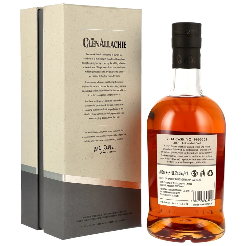 The GlenAllachie 2014/2025 Barolo Wine Barrel #9900202 Kirsch Exclusive 61,9% vol. 700ml