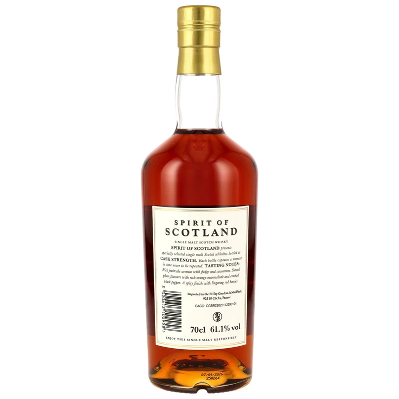 Aberfeldy 2011 GM Spirit of Scotland 1st Fill Sherry Butt #7791 61,1% vol. 700ml