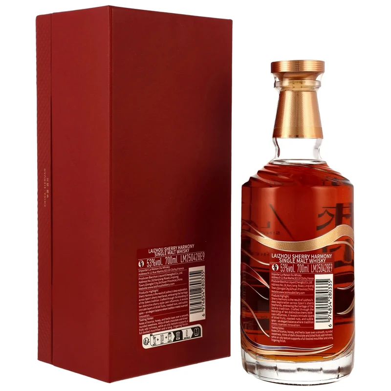 Laizhou Sherry Harmony No.2 - Chinese Single Malt Whisky 43% vol. 700ml