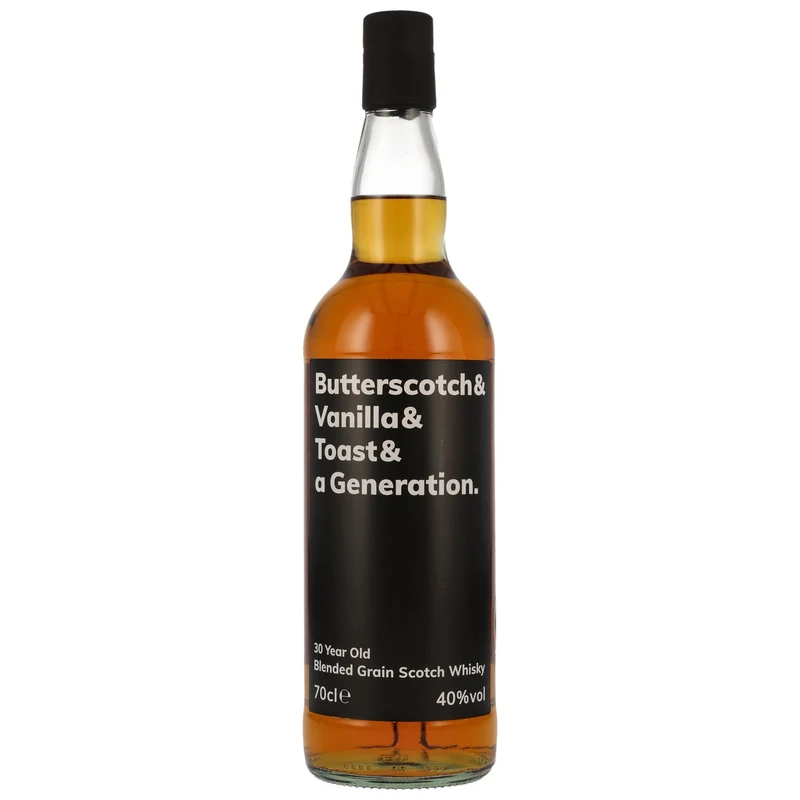 Butterscotch & Vanilla & Toast & A Generation | 30 Jahre | Blended Grain Scotch Whisky | 0,7l | 40%