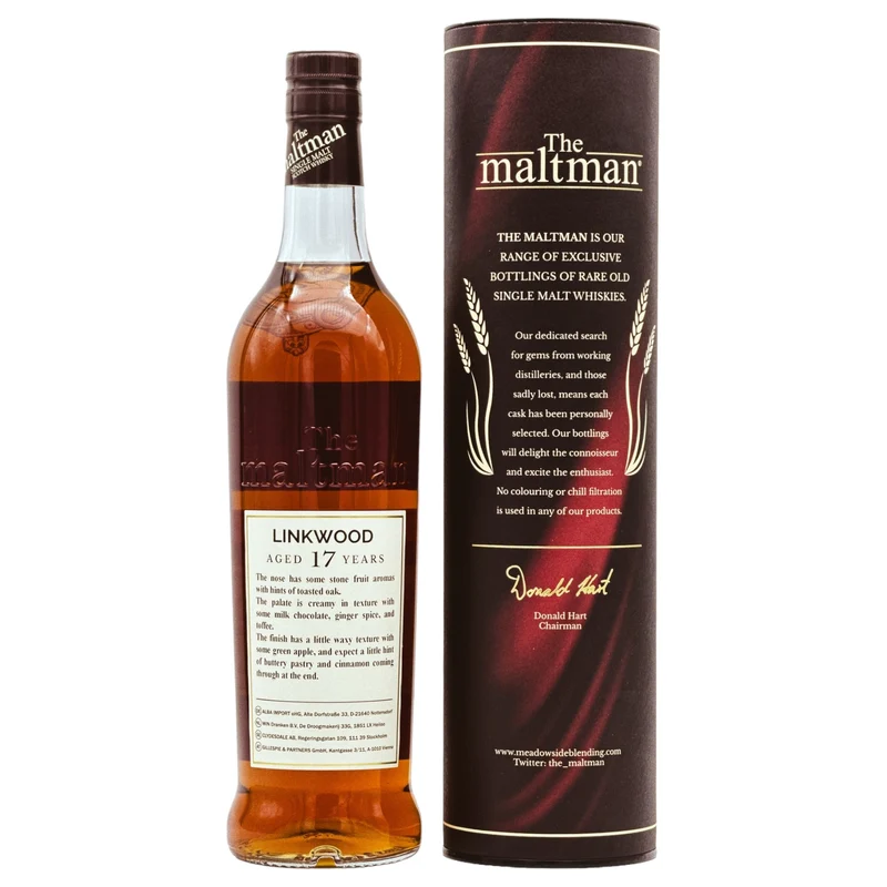 Linkwood | The Maltman | 17 Jahre | 2006/2024 | Hogshead #32 | 52,9%