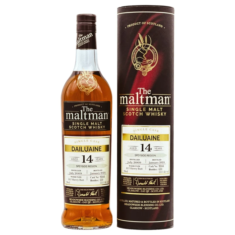 Dailuaine | The Maltman | Sherry #9344 | 2009/2024 | 14 Jahre | 53,1%