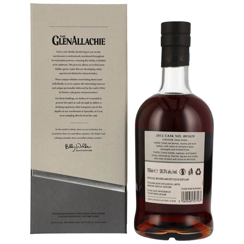 GlenAllachie | Oloroso Sherry Puncheon #801629 | 11 Jahre | 2012/2024 | 58,3%