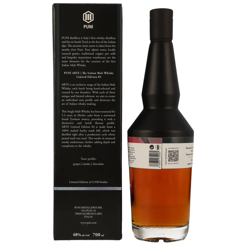 PUNI | Arte No.4 | 5 Jahre | Italian Whisky | 48%