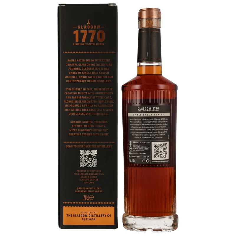 1770 Glasgow | 5 Jahre | 2018/2023 | Manzanilla Cask #8/218 | 59%
