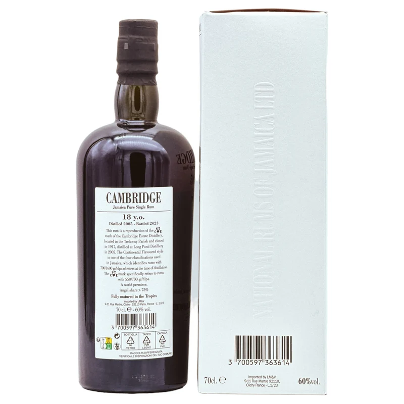 Cambridge 2005/2023 Long Pond STCE Jamaica Pure Single Rum | 18 Years | 60%