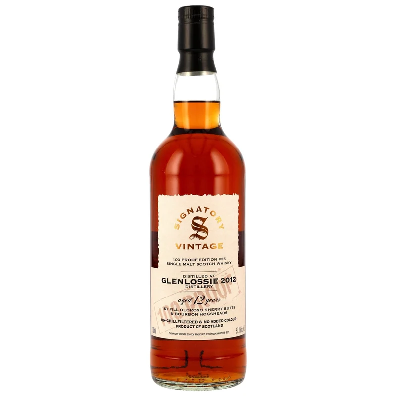Glenlossie 2012/2025 12 Jahre Signatory 100 PROOF Edition #35 57% vol. 700ml