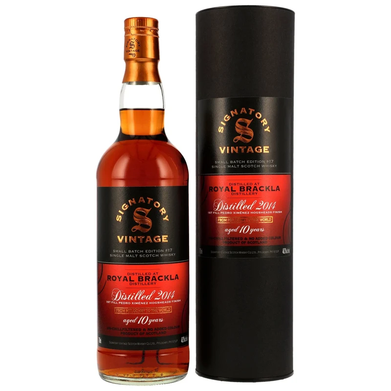 Royal Brackla 2014 Signatory Vintage Small Batch Edition #17 48,2% vol. 700ml