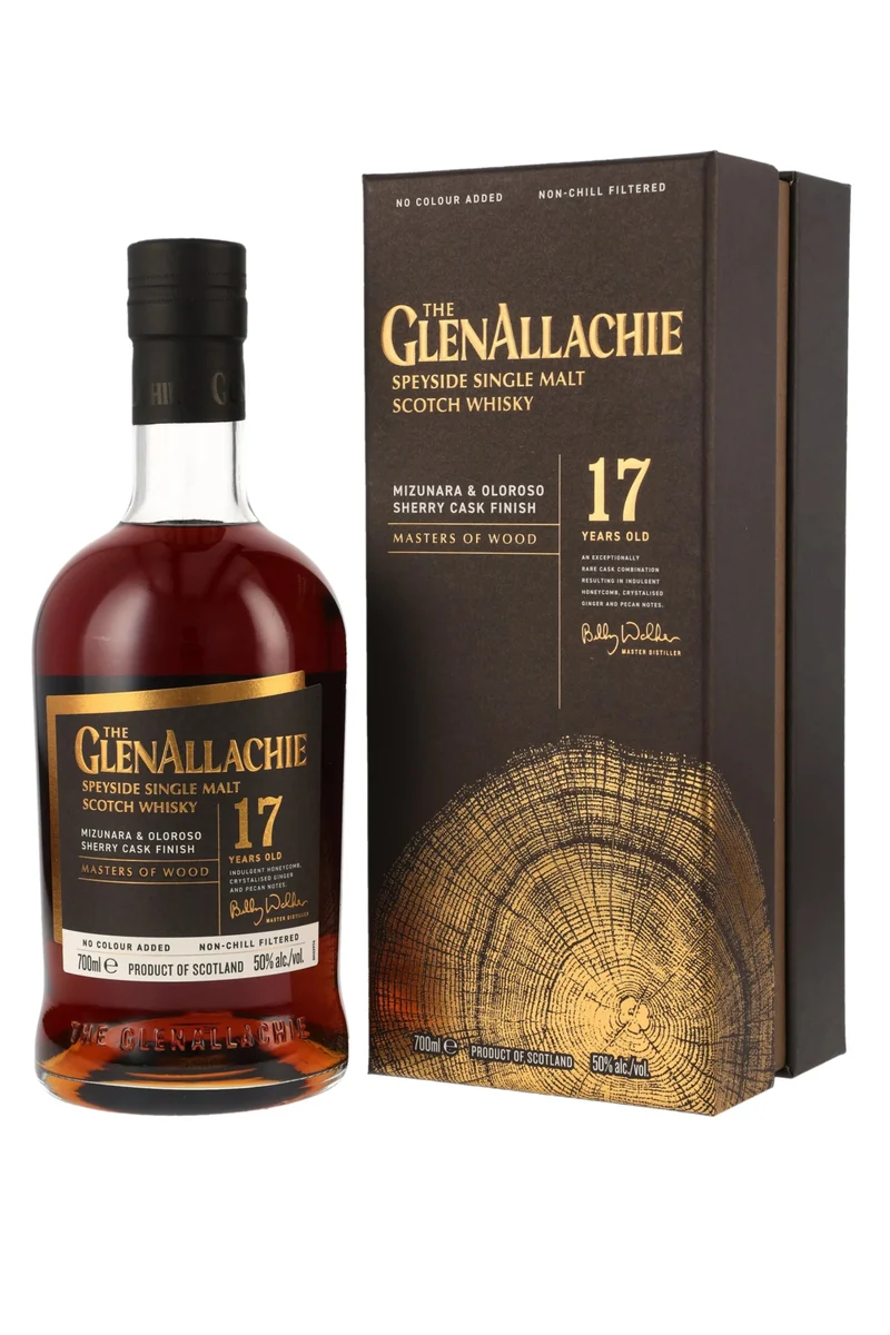 GlenAllachie 17 Mizunara & Oloroso Cask Finish Masters of Wood 50% vol. 700ml