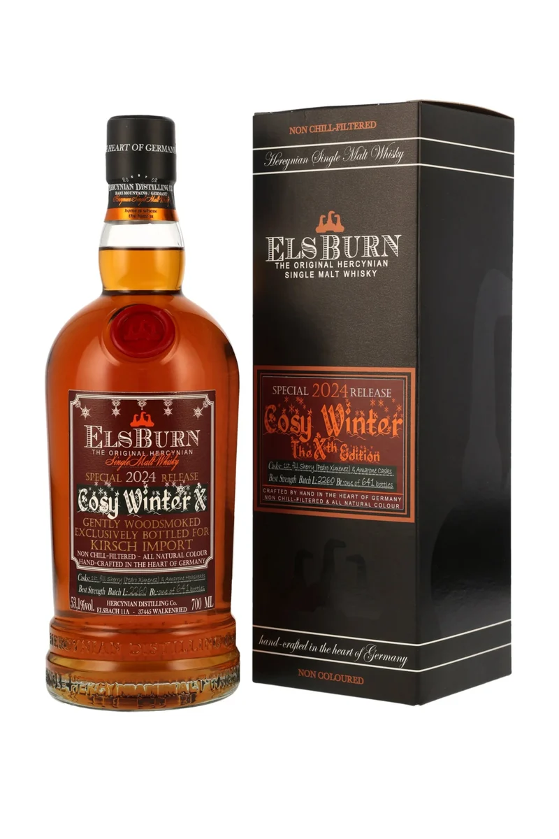 Elsburn Cosy Winter X 2024 Hercynian Single Malt Whisky 10. Edition 53,1% vol. 700ml