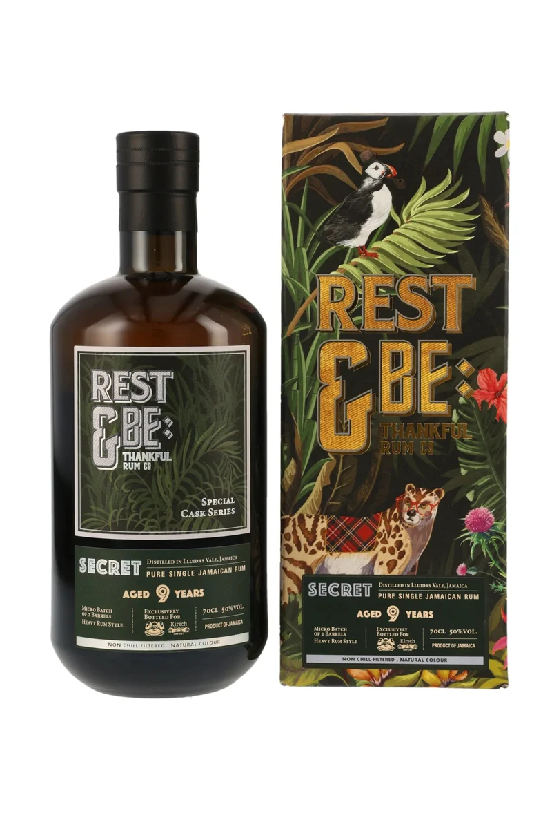 Secret Jamaica Rum 2015/2024 9 y.o. Micro Batch - Rest & Be Thankful 50%vol. 700ml