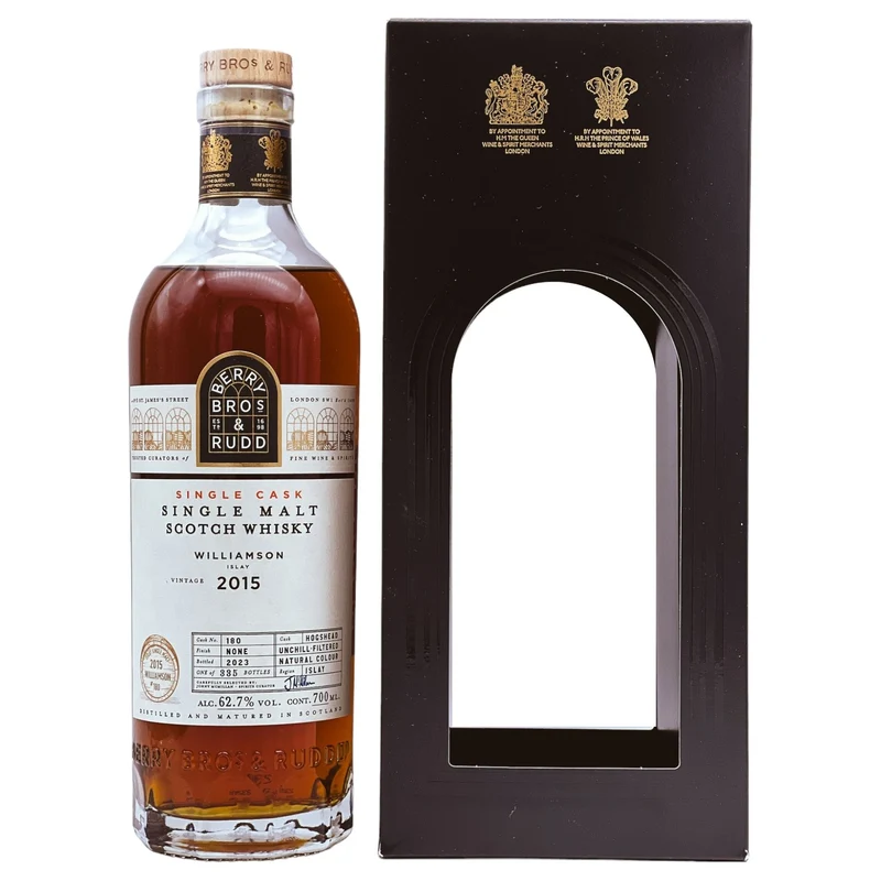 Williamson | Single Cask #180 | 2015/2023 | Berry Bros and Rudd | 62,7%