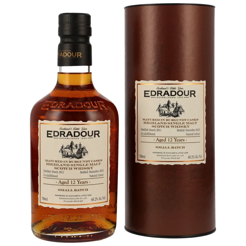 Edradour | 12 Jahre | 2011/2023 | Burgundy Small Batch | 48,2%